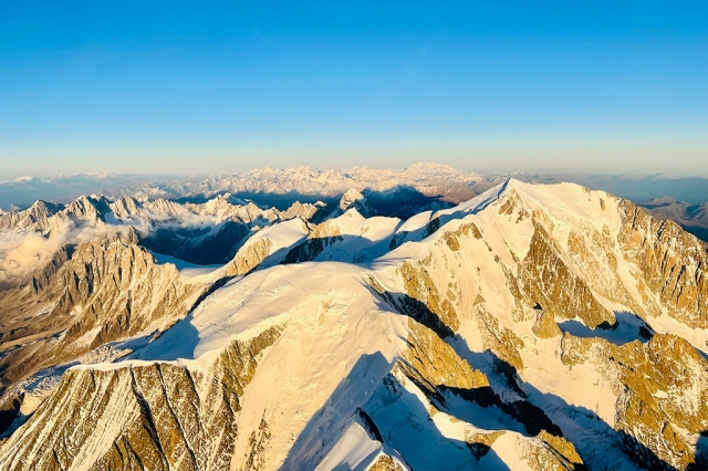 Vol panoramique 30 min. Massif du Mont-Blanc