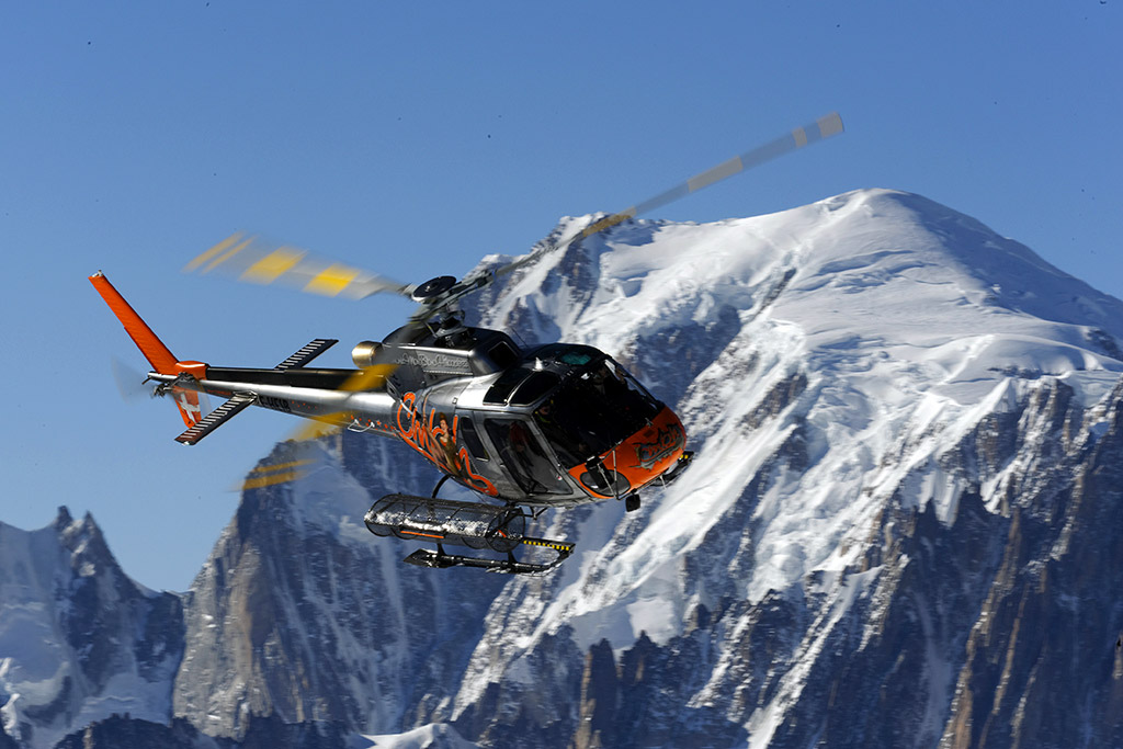 tour du mont blanc helicoptere chamonix