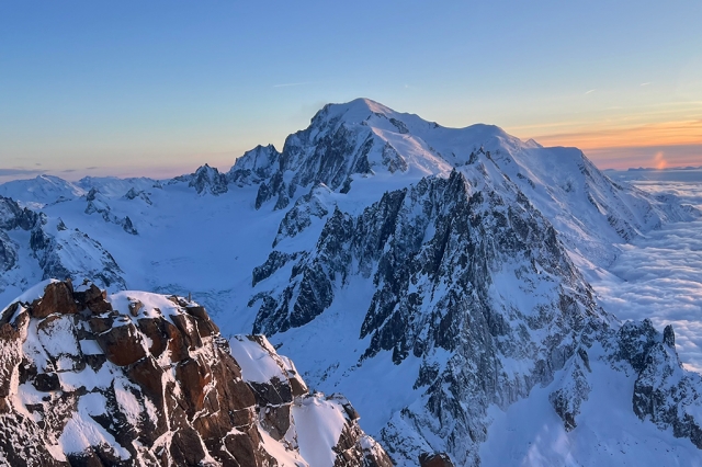 Vol panoramique 30 min. Massif du Mont-Blanc