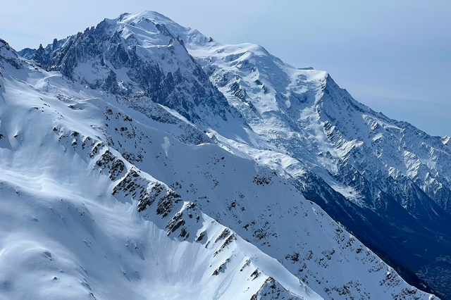Panoramic flight 20 min. Mont-Blanc 